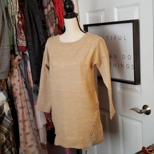 3/4 sleeve, sweater tunic
